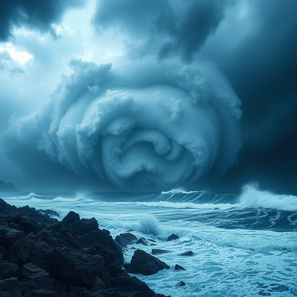 “蝴蝶”台风正逐渐逼近，天气形势复杂严峻...