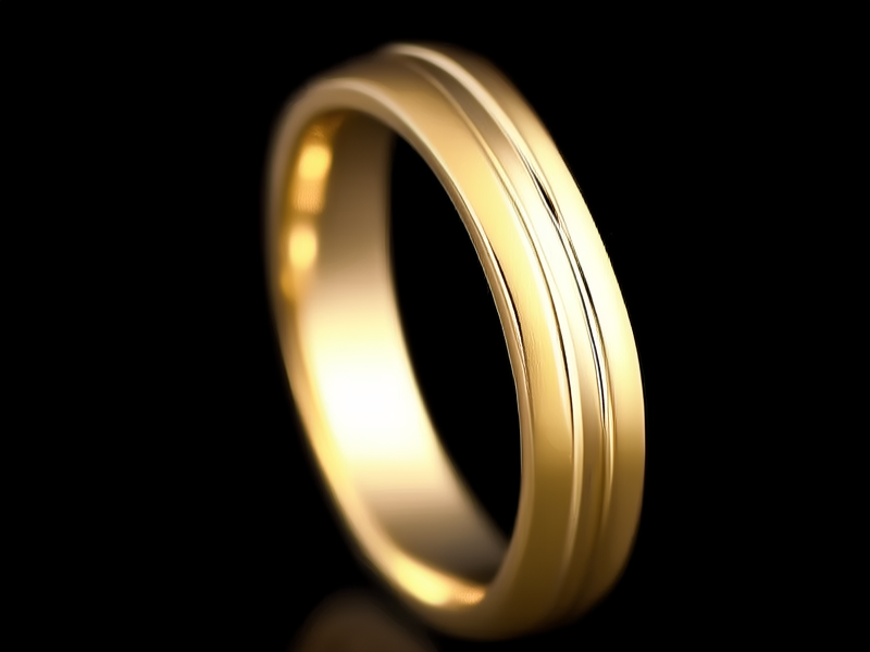 10克金戒指图片 10克金戒指图片
