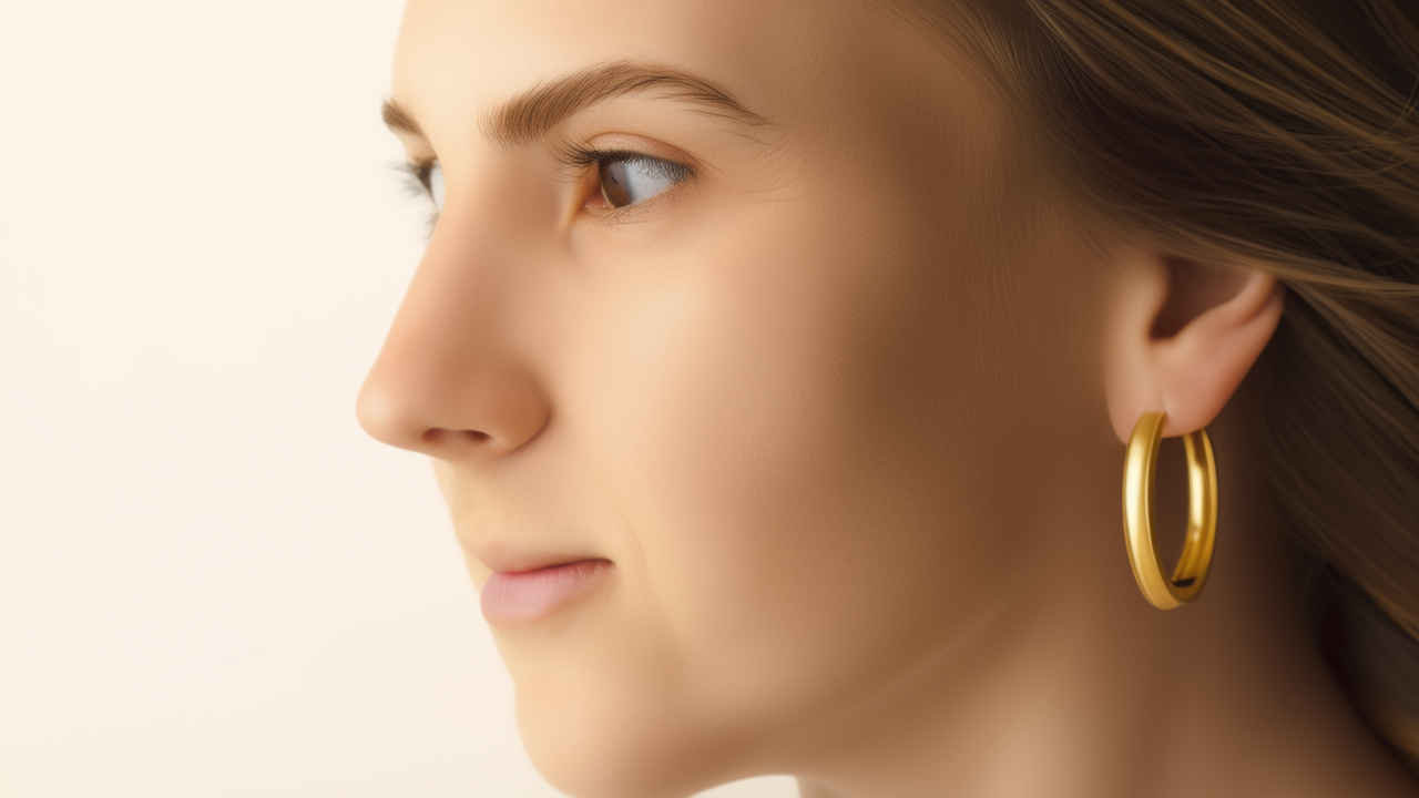 漂亮的金耳环图片 漂亮的金耳环图片