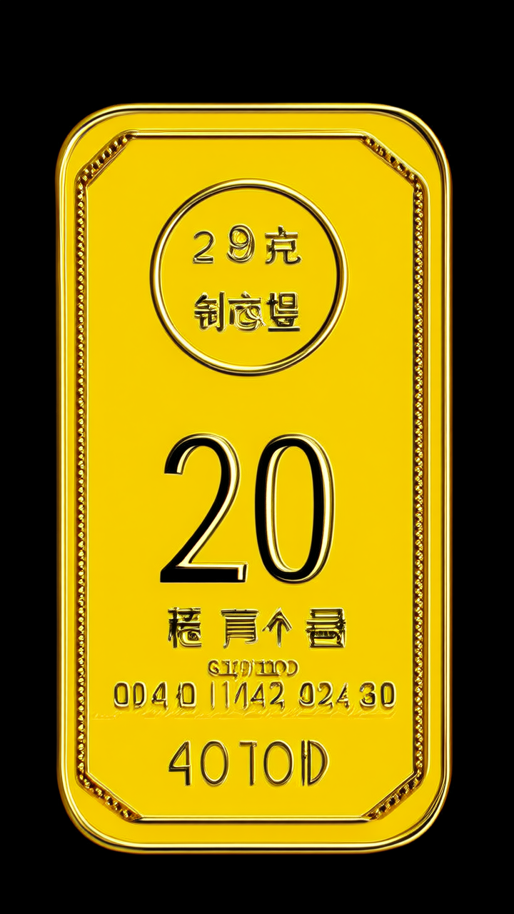 20克金条尺寸图片