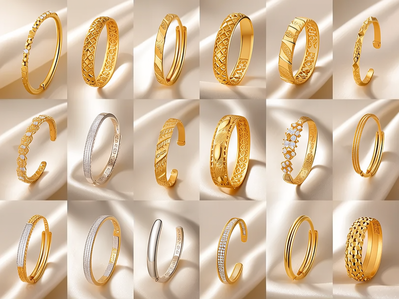 100种金手镯图片 100种金手镯图片
