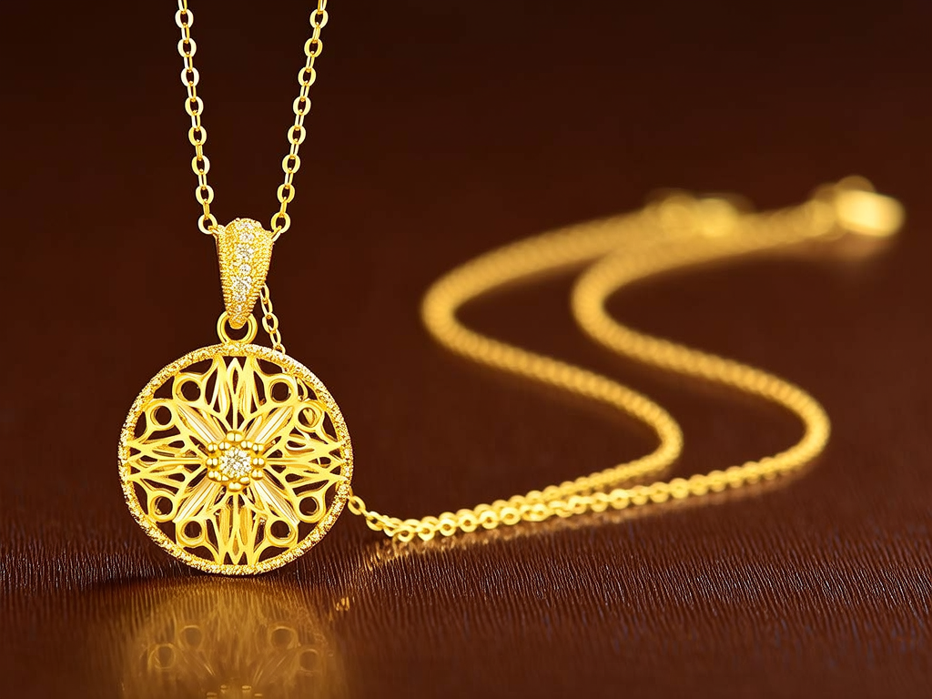 5克黄金项链图片大全